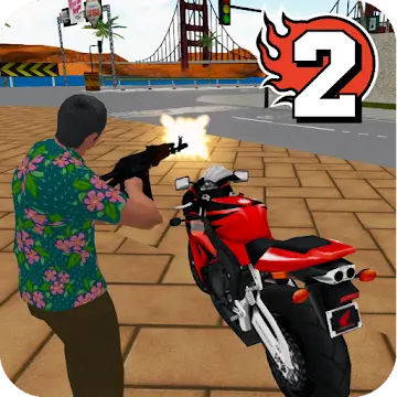 Vegas Crime Simulator 2 MOD APK Logo